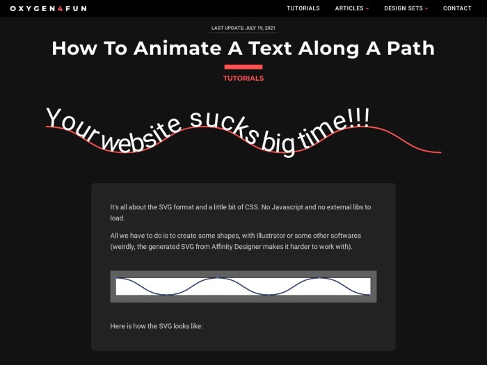 How to Animate a Text Along a Path - Oxy How To
